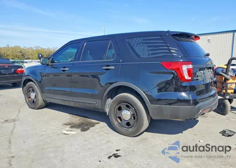 2017 Ford Explorer Police Interceptor z USA, uszkodzony, nr VIN 1FM5K8AR7HGE13057